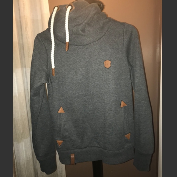 Naketano Jackets & Blazers - NAKETANO Darth VIII Dark Grey Hoodie